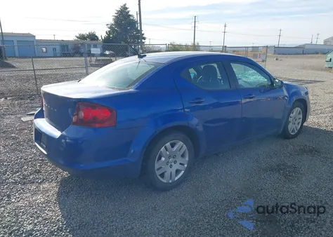 2013 Dodge Avenger Se from USA, damaged, VIN 1C3CDZAB8DN753228